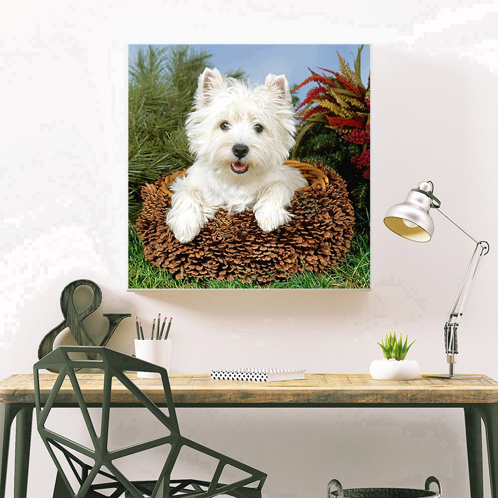 West Highland Dog - Full Square Drill Diamond Painting 40*40CM