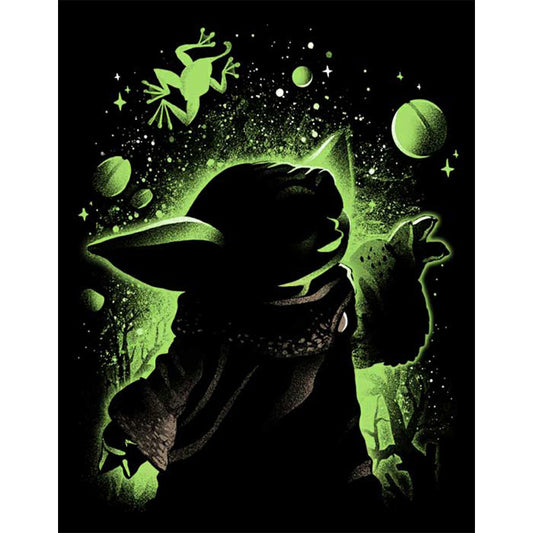 Yoda Silhouette - Full Square Drill Diamond Painting 40*50CM