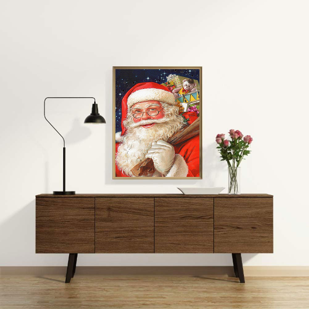 Santa Claus - Full Round Drill Diamond Painting 30*40CM