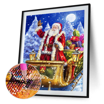 Santa Claus - Full Round Drill Diamond Painting 30*40CM