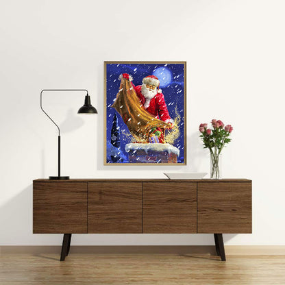 Santa Claus - Full Round Drill Diamond Painting 30*40CM