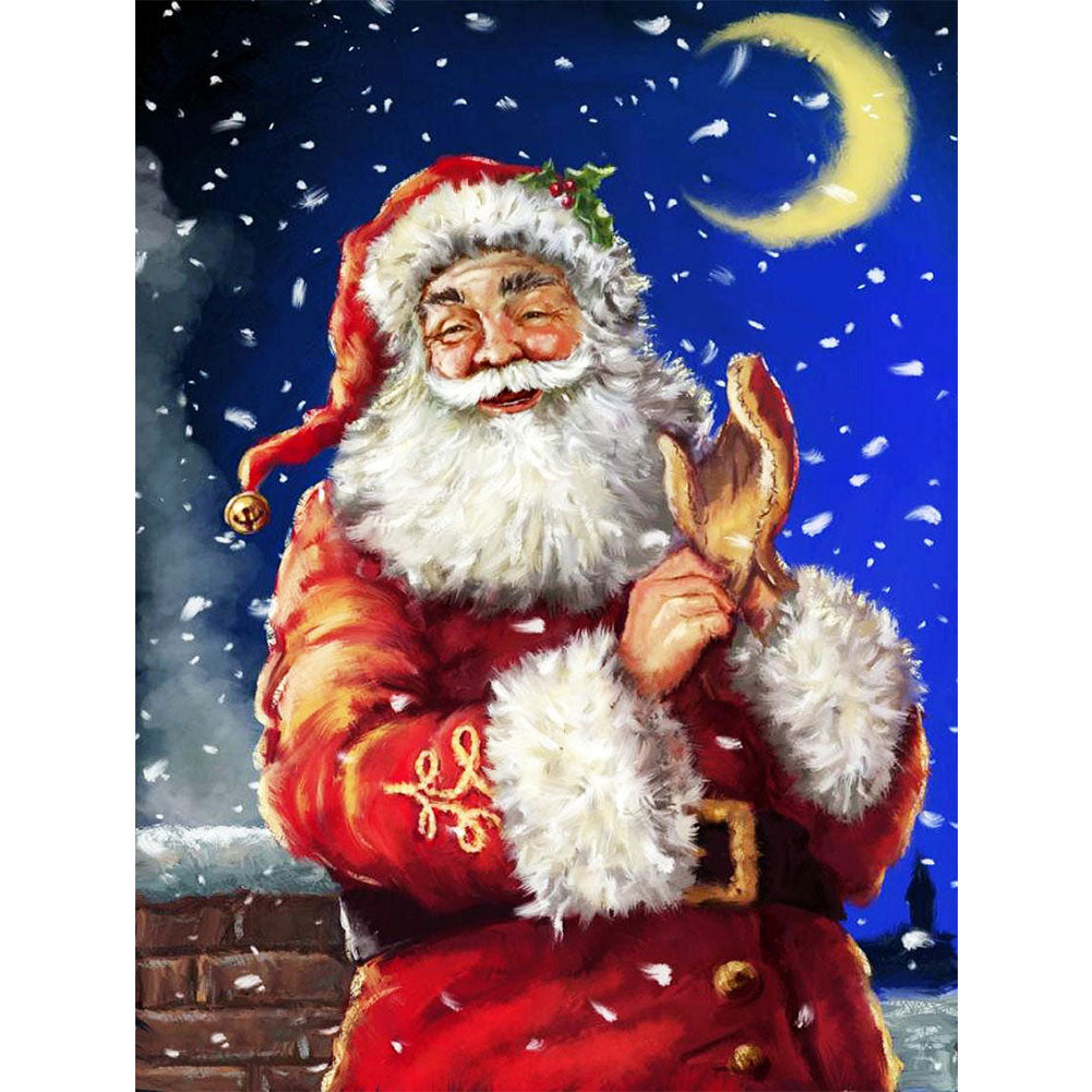 Santa Claus - Full Round Drill Diamond Painting 30*40CM