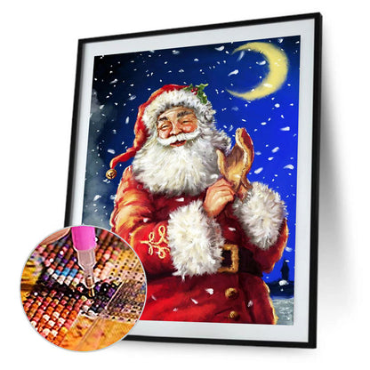 Santa Claus - Full Round Drill Diamond Painting 30*40CM