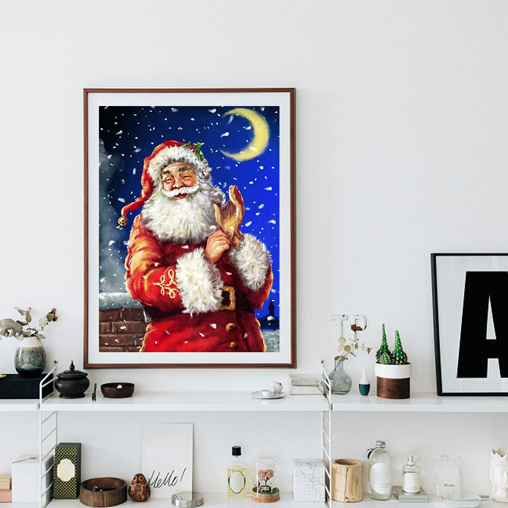 Santa Claus - Full Round Drill Diamond Painting 30*40CM