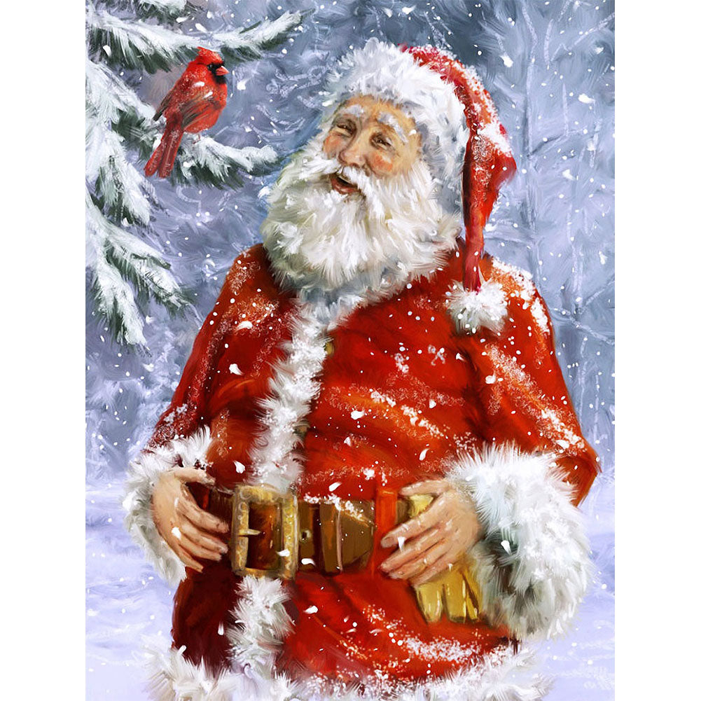 Santa Claus - Full Round Drill Diamond Painting 30*40CM