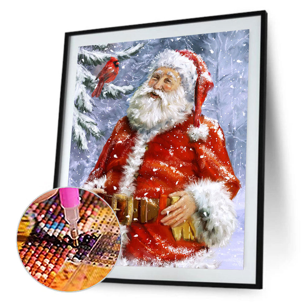 Santa Claus - Full Round Drill Diamond Painting 30*40CM