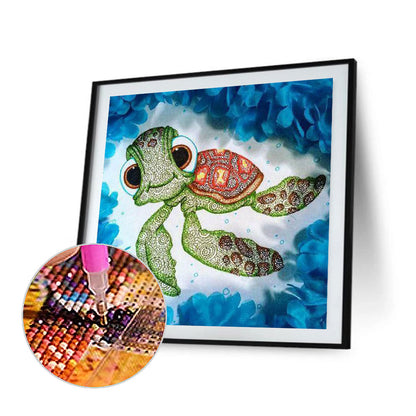 Turtle - Full Round Drill Diamond Painting 40*40CM