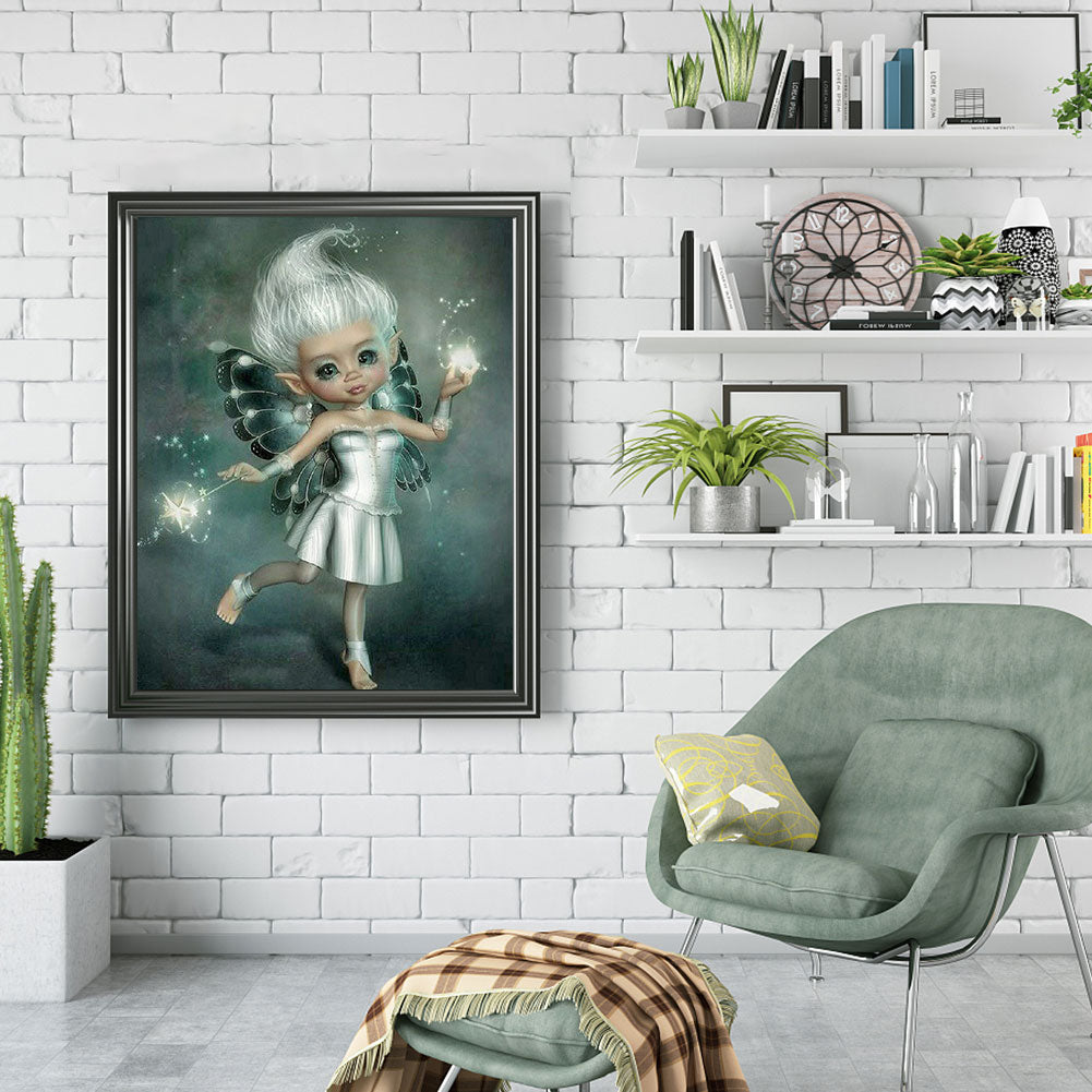 Cartoon Girl - Full Round Drill Diamond Painting 40*50CM