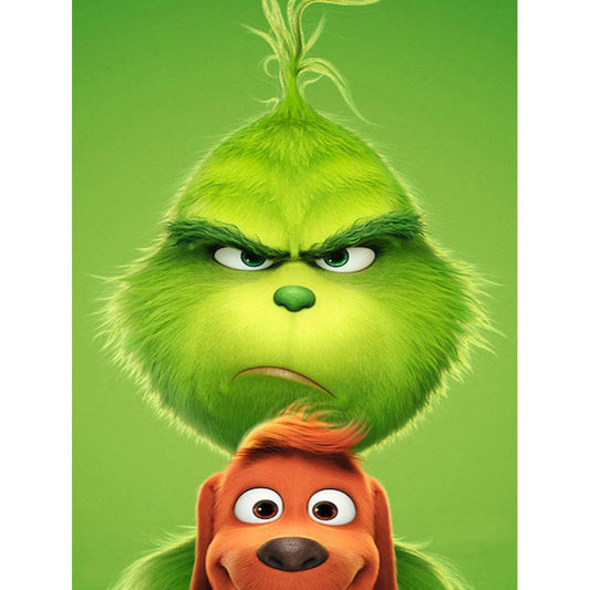 Grinch - Full Round Drill Diamond Painting 40*50CM