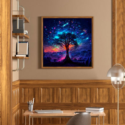 Starry Sky - Full Round Drill Diamond Painting 40*40CM