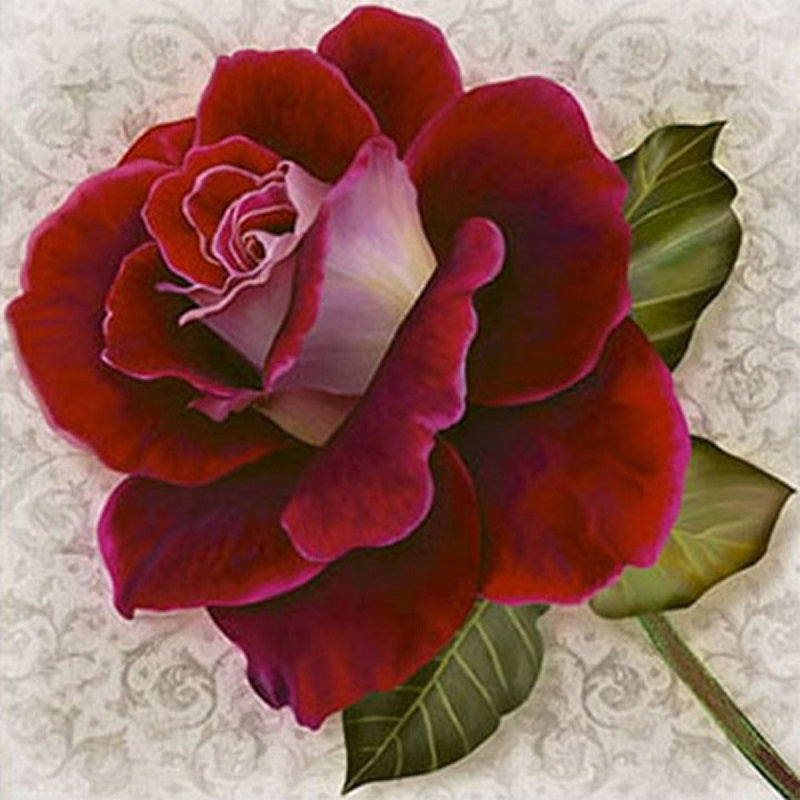 Rose - Full Square Drill Diamond Painting 30*30CM