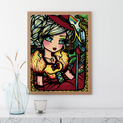 Little Witch 30*40CM(Canvas) Full Square Drill Diamond Painting