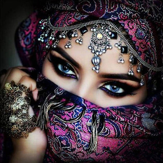 Afghan Beauty - Full Square Drill Diamond Painting 40*40CM