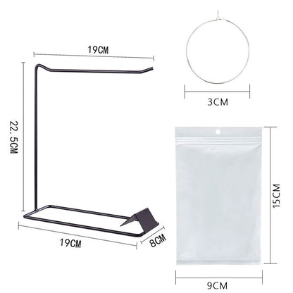 DIY Bracket Hang-up Ring Diamond Storage Rack Self Sealing Hook Accessories Sets