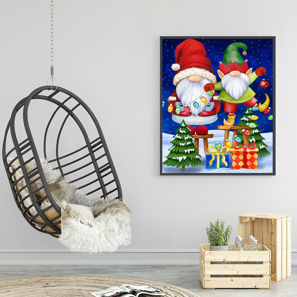 Christmas Goblins - Full Round Drill Diamond Painting 30*40CM