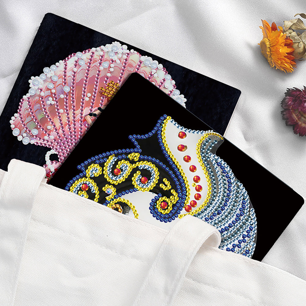 Special Shaped Partial Drill Diamond Diary Book Rhinestone DIY Art for Kids Gift