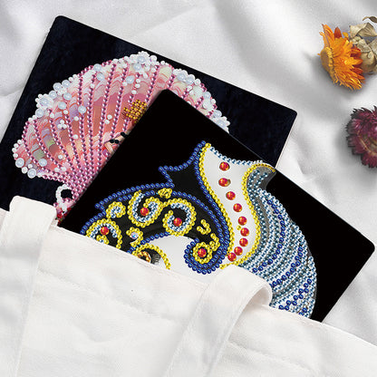 Special Shaped Partial Drill Diamond Diary Book Rhinestone DIY Art for Kids Gift