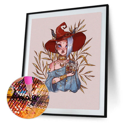 Ever-Changing Witch - Full Round Drill Diamond Painting 40*50CM