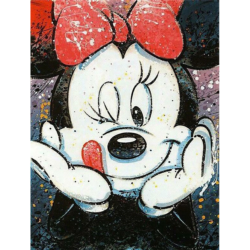 Mickey Mouse - Full Round Drill Diamond Painting 30*40CM