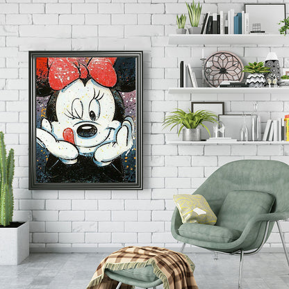 Mickey Mouse - Full Round Drill Diamond Painting 30*40CM