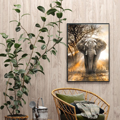 Elephant - Full Square Drill Diamond Painting 40*50CM