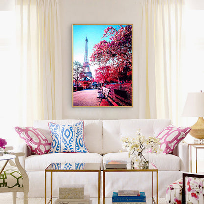 Eiffel Tower - Full Square Drill Diamond Painting 40*50CM
