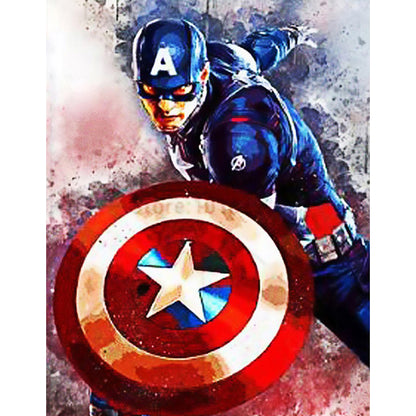 Captain America - Full Square Drill Diamond Painting 40*50CM