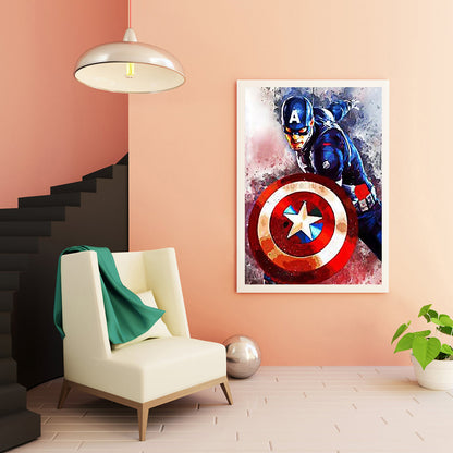 Captain America - Full Square Drill Diamond Painting 40*50CM