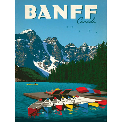 Banff Park, Canada - Full Round Drill Diamond Painting 30*40CM