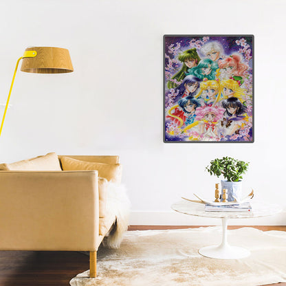Sailor Moon - Full Round Drill Diamond Painting 40*50CM