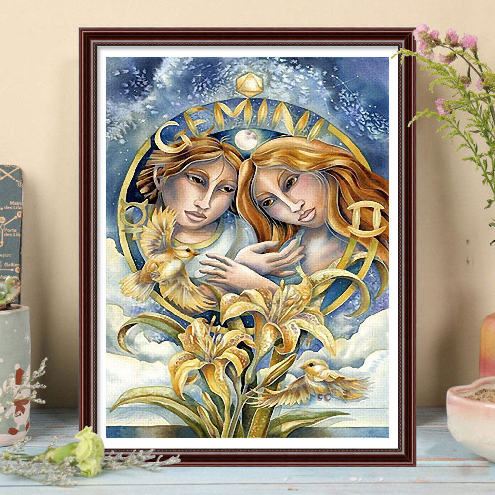 Twelve Constellations - Full Round Drill Diamond Painting 30*40CM