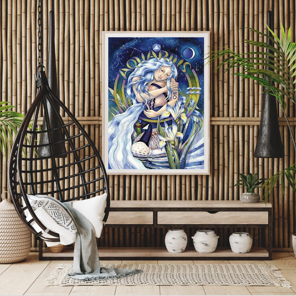 Twelve Constellations - Full Round Drill Diamond Painting 30*40CM