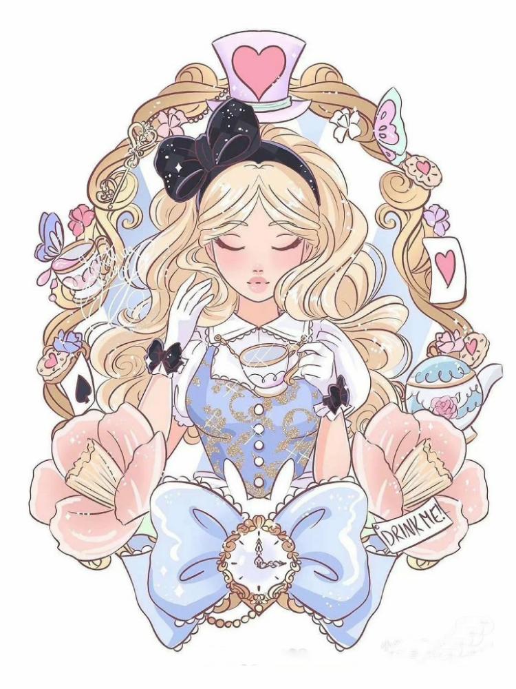 Alice - Full Round Drill Diamond Painting 30*40CM