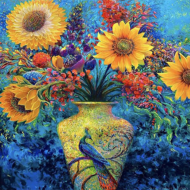 Sunflower Bouquet - Full Square Drill Diamond Painting 30*40CM