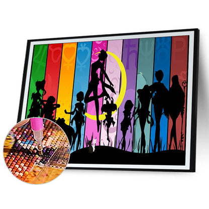 Sailor Moon - Full Round Drill Diamond Painting 50*40CM
