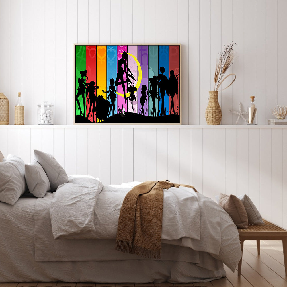 Sailor Moon - Full Round Drill Diamond Painting 50*40CM