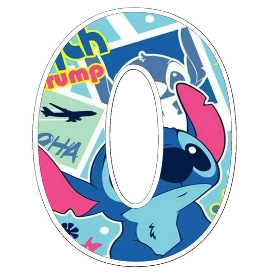 Stitch Letter O - Full Round Drill Diamond Painting 30*30CM