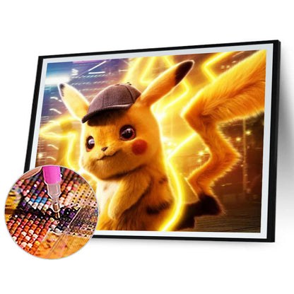 Pikachu - Full Round Drill Diamond Painting 40*30CM