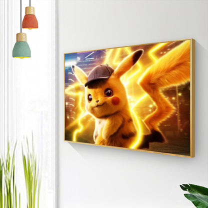 Pikachu - Full Round Drill Diamond Painting 40*30CM