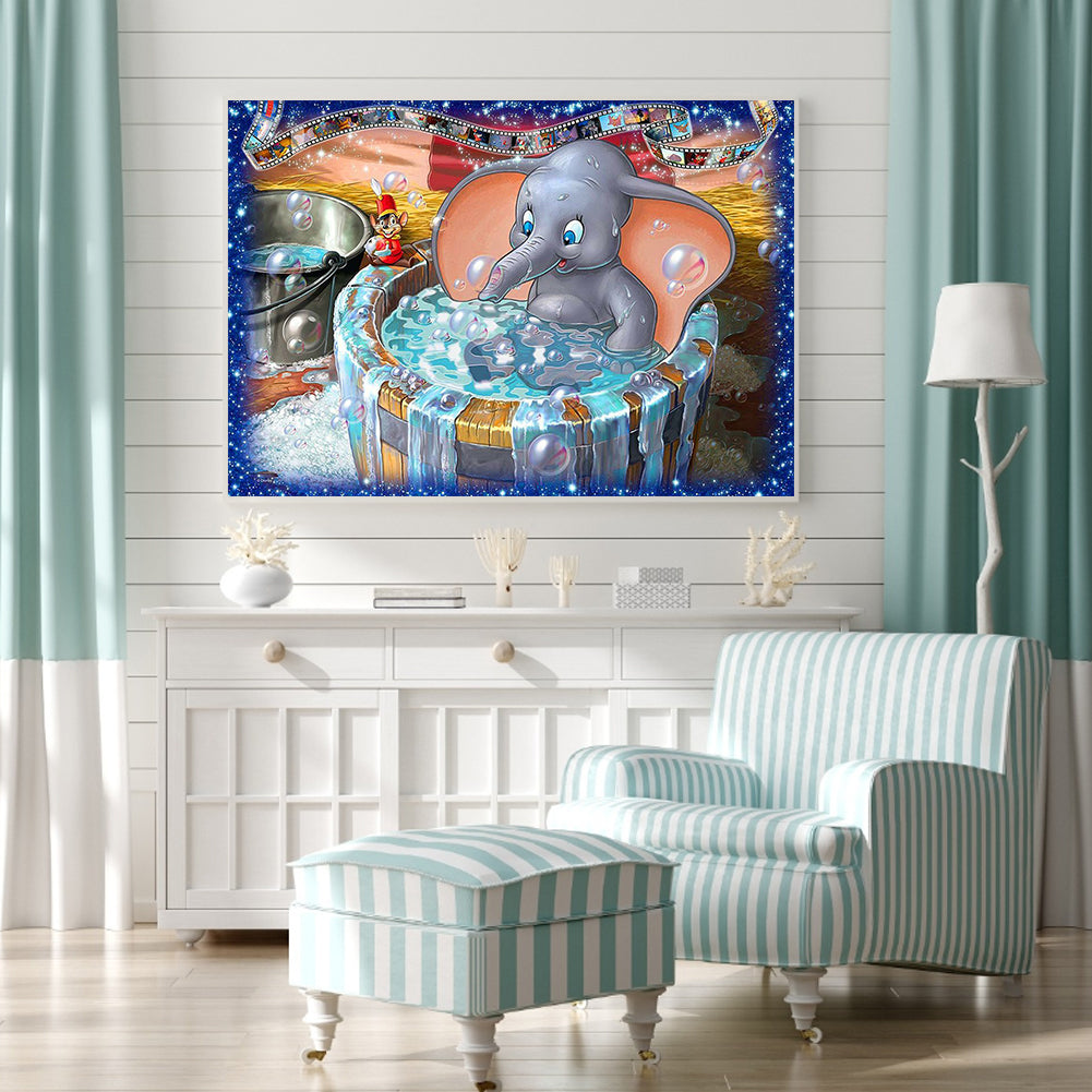 Dumbo - Full Round Drill Diamond Painting 60*50CM