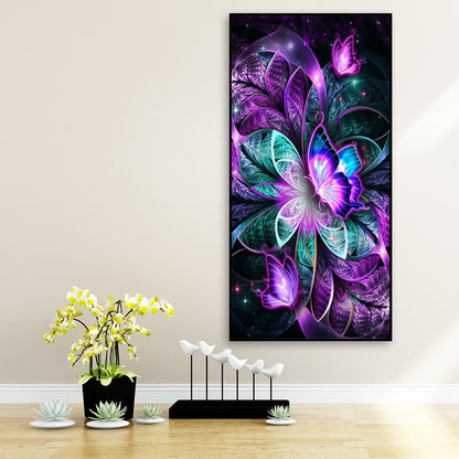 Aurora Butterfly 40*70CM(Canvas) Full Square Drill Diamond Painting