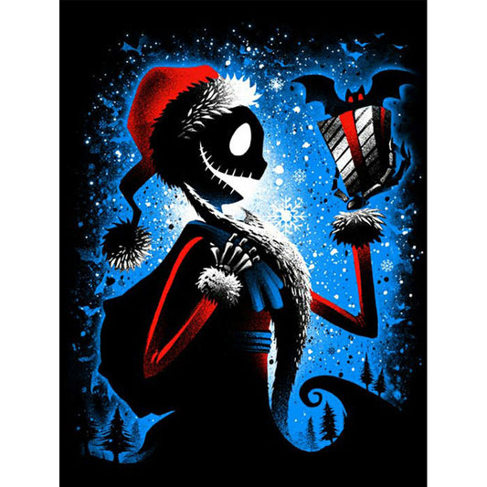 Christmas Skeleton Man - Full Round Drill Diamond Painting 40*50CM