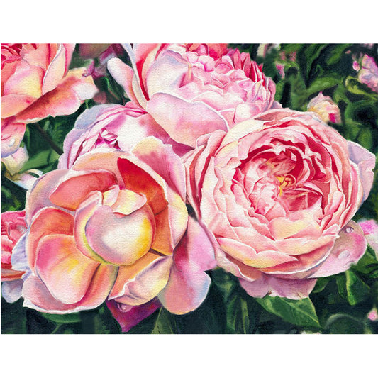 Rose - Full Round Drill Diamond Painting 40*30CM