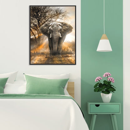 Elephant - Full Round Drill Diamond Painting 40*50CM