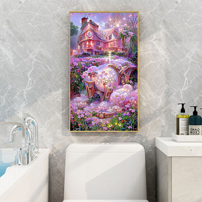 Rose Manor 40*70CM(Canvas) Full Round Drill Diamond Painting