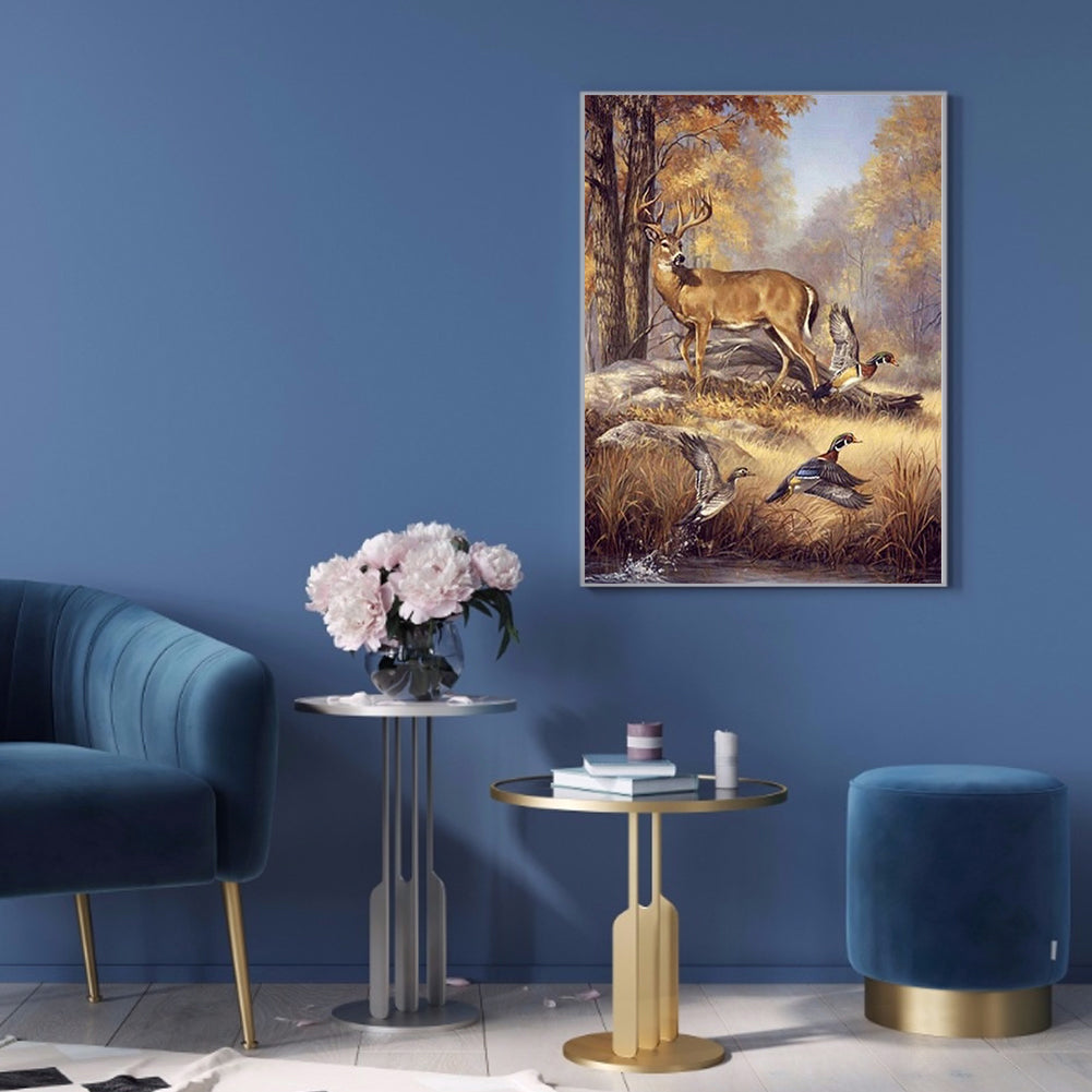 Antelope 50*60CM(Canvas) Full Square Drill Diamond Painting