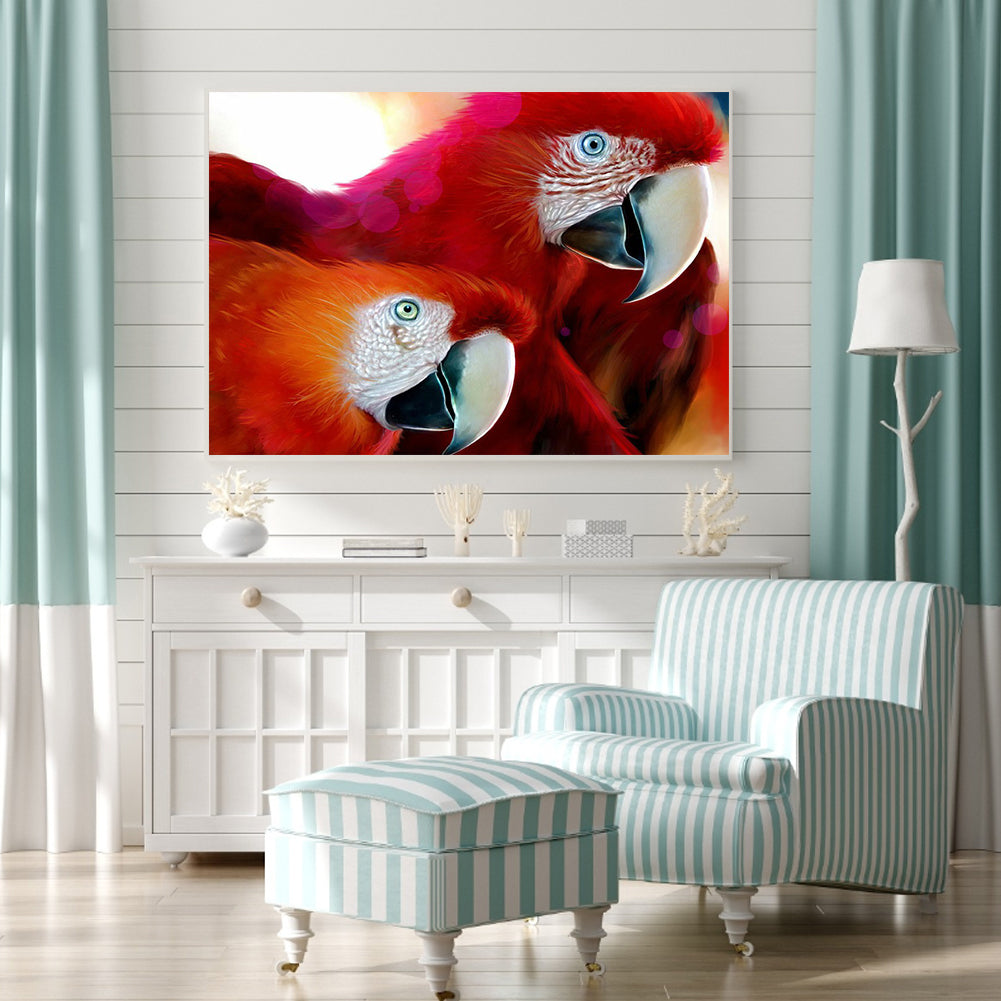 Parrot - Full Square Drill Diamond Painting 40*30CM