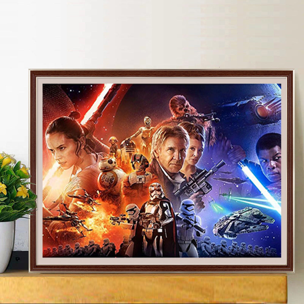 Star Wars - Full Round Drill Diamond Painting 50*40CM