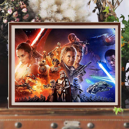 Star Wars - Full Round Drill Diamond Painting 50*40CM