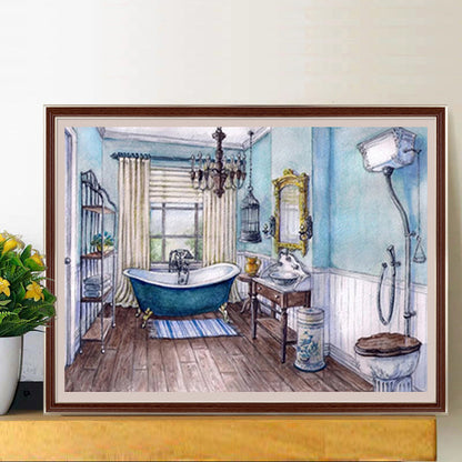 Tub - Full Round Drill Diamond Painting 50*40CM